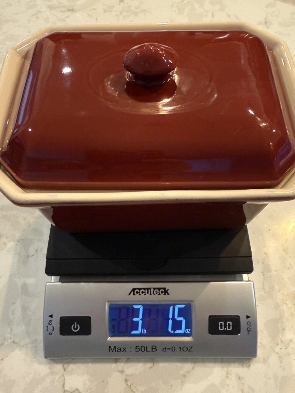 VTG Emile Henry Burgundy Red Small Terrine Baking Dish - Picture 11 of 11